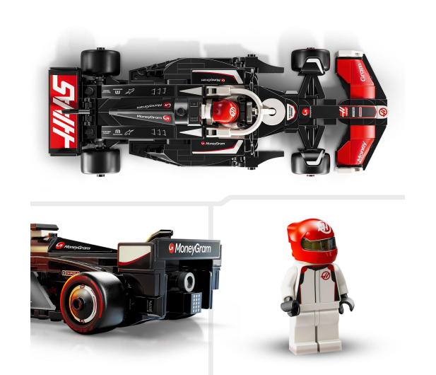 LEGO Speed Champions 77250 Bolid F1® MoneyGram Haas Team VF-24 - 1308243 - zdjęcie 4